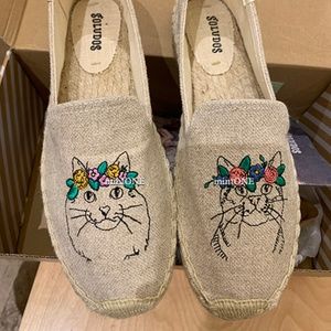 soludos spirit animal espadrille smoking slipper